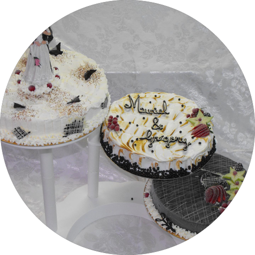 Gâteau de mariage glacé