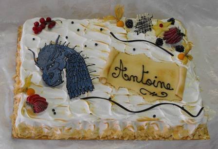 Gâteau dragon – Antoine