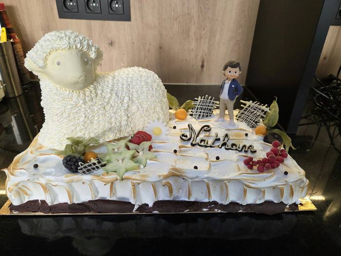 Gâteau mouton – Nathan