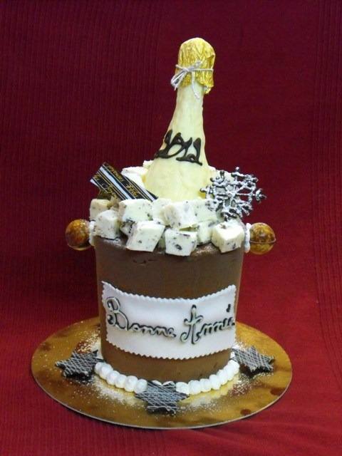 Gâteau bouteille – Bonne Année (1)