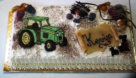 Gâteau tracteur – Kevin