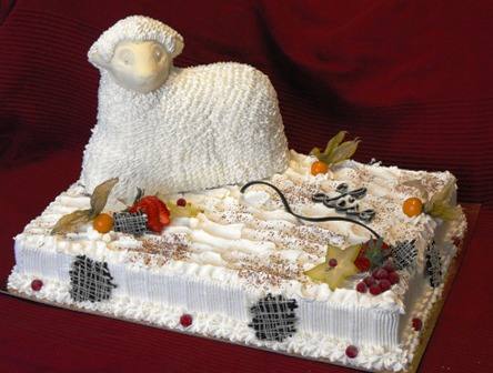 Gâteau mouton – sans inscription