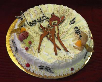 Gâteau Bambi – Maud 4 ans