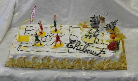 Gâteau terrain de basket – Thibaut