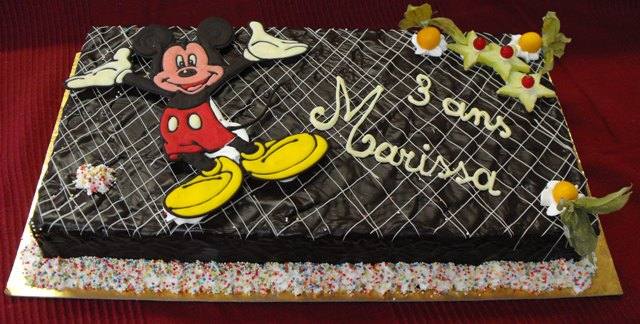 Gâteau Mickey – Marissa 3 ans