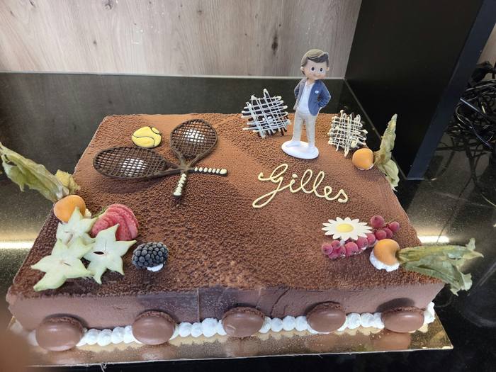 Gâteau tennis – Gilles (chocolat)