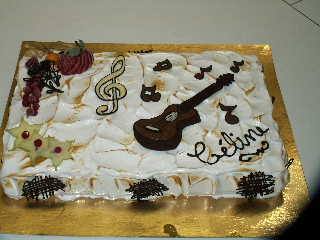 Gâteau guitare – Céline