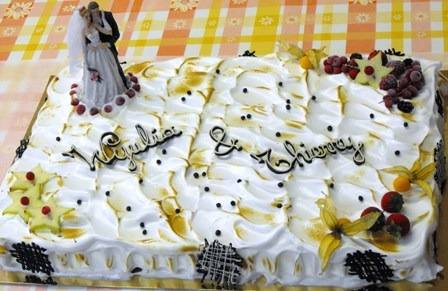 Gâteau de mariage – Virginie & Thierry (meringue)