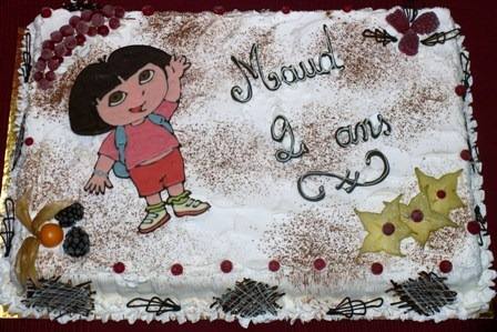 Gâteau Dora – Maud 2 ans