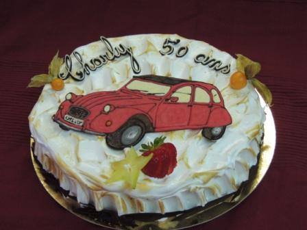 Gâteau 2CV – Charly 50 ans