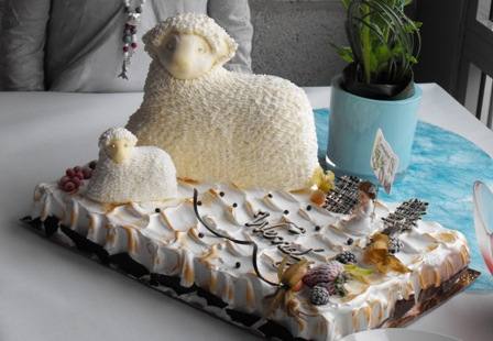 Gâteau mouton – mouton et agneau