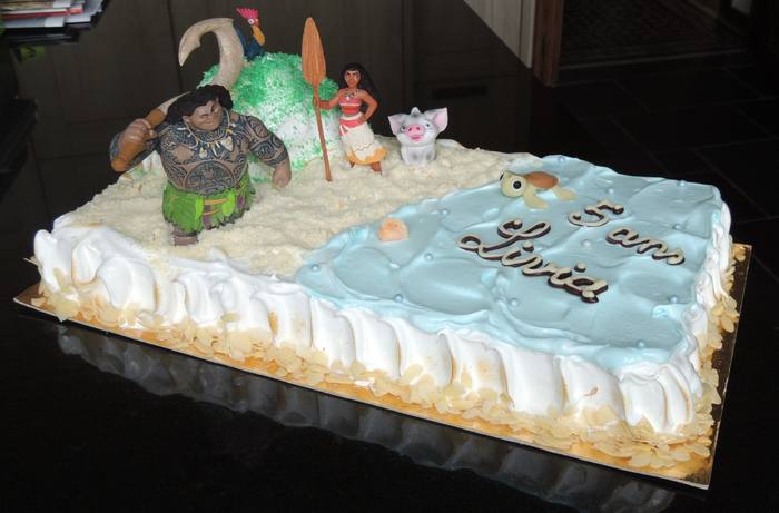Gâteau Vaiana – Livia 5 ans