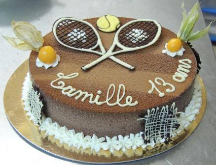 Gâteau tennis – Camille 13 ans